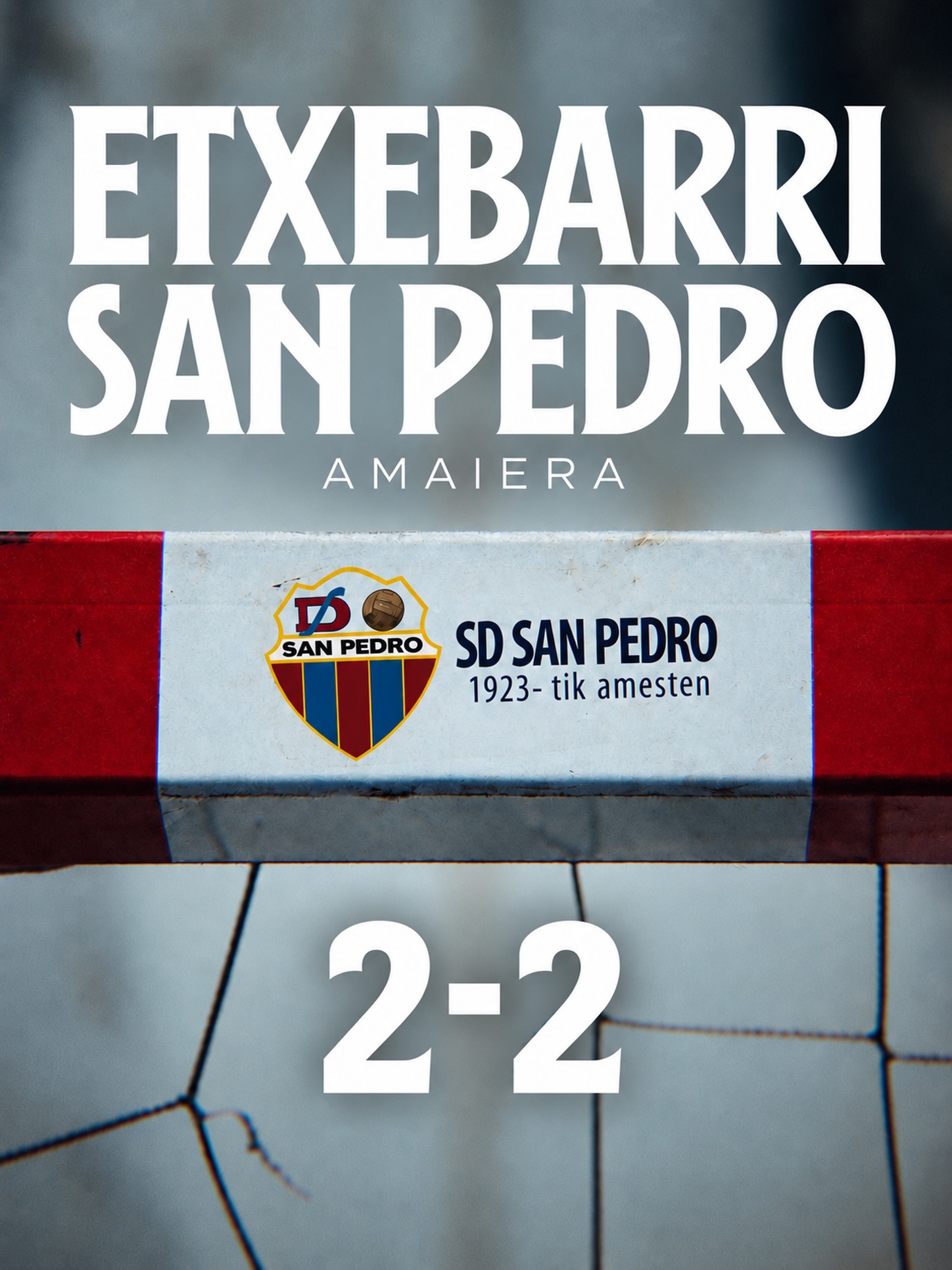 Empate 2-2 en la visita al Etxebarri