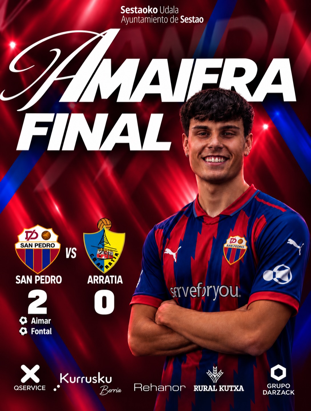 J6 | Victoria 2-0 ante el Arratia en Las Llanas